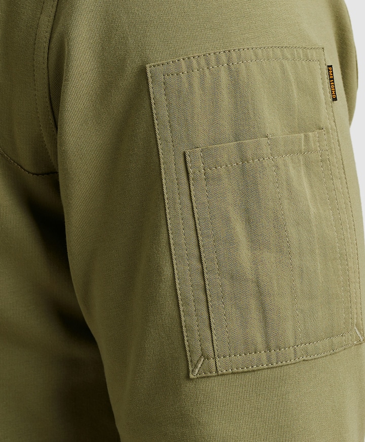 Heren longsleeve groen