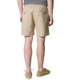 DOVER 8 PO SORONA LINEN 2/2 heren korte broek beige