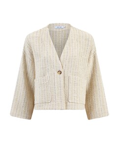 Dames vest beige