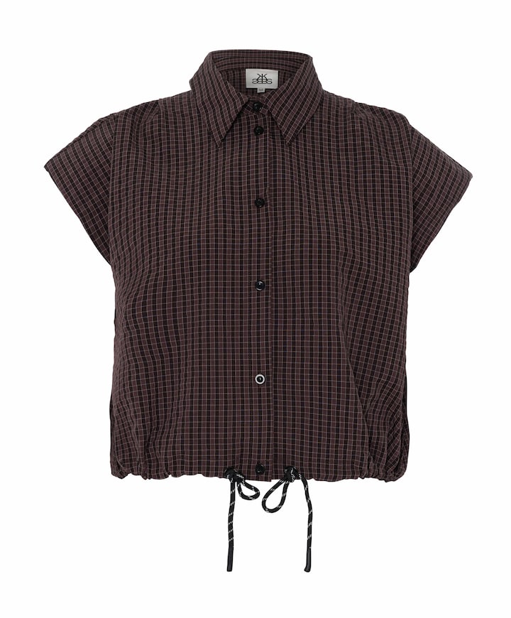 Dames blouse bruin