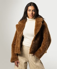 Dames jas beige