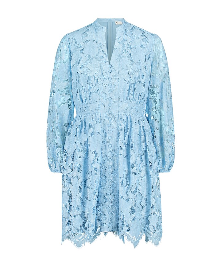 Dames jurk blauw