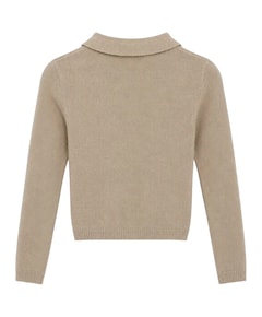 Meisjes polo beige
