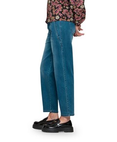 Elastic waist jeans blauw