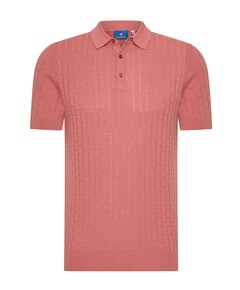 Heren polo brique