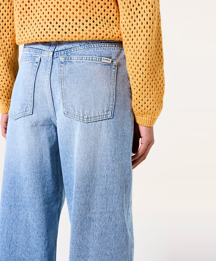 G52720_girls pants meisjes jeans blauw