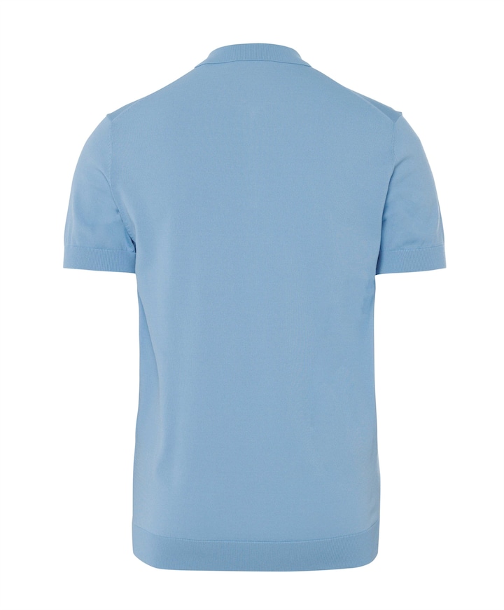 Heren polo blauw