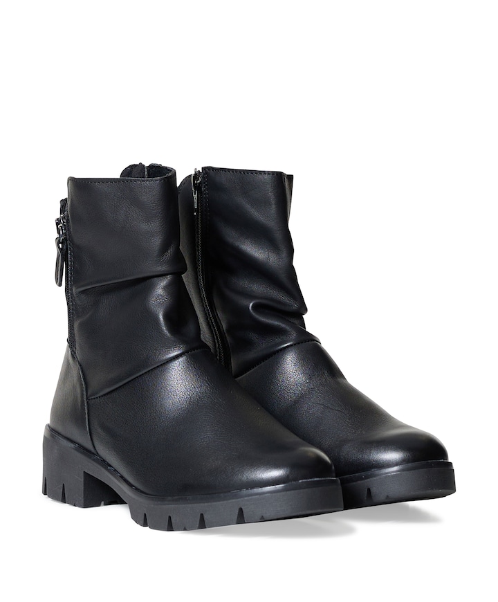 Yanou dames enkellaarzen zwart