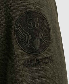 Heren longsleeve groen