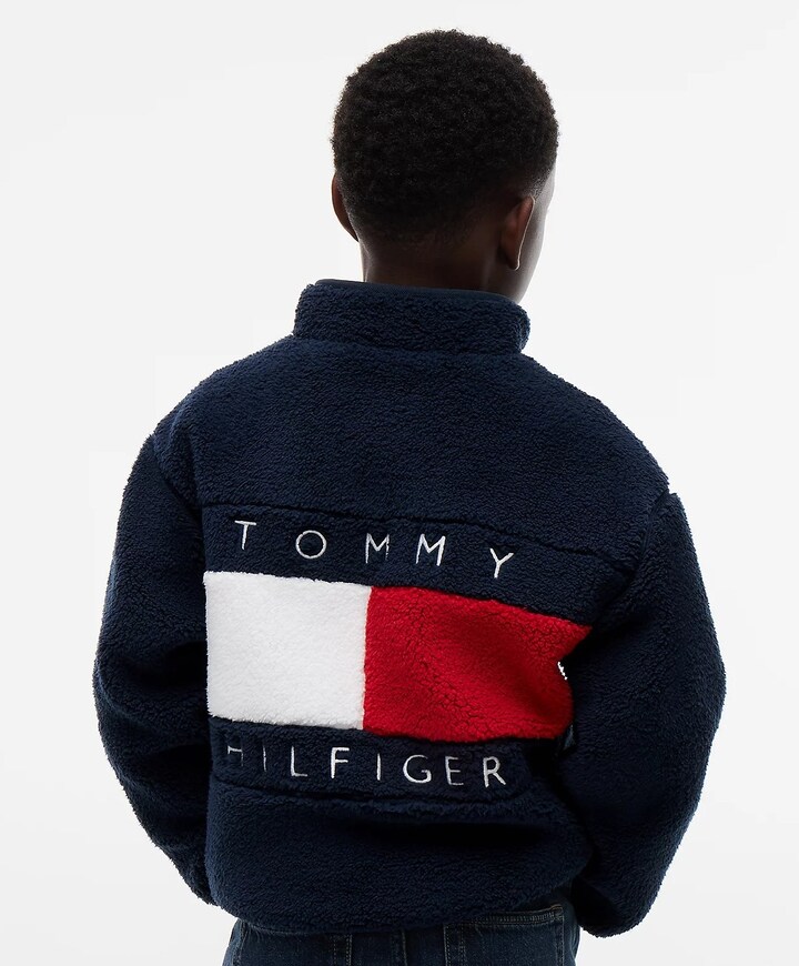 Jongens vest blauw