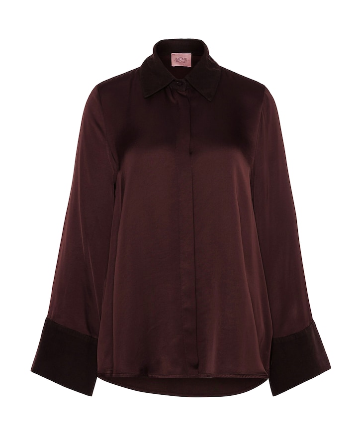 Dames blouse bordeaux