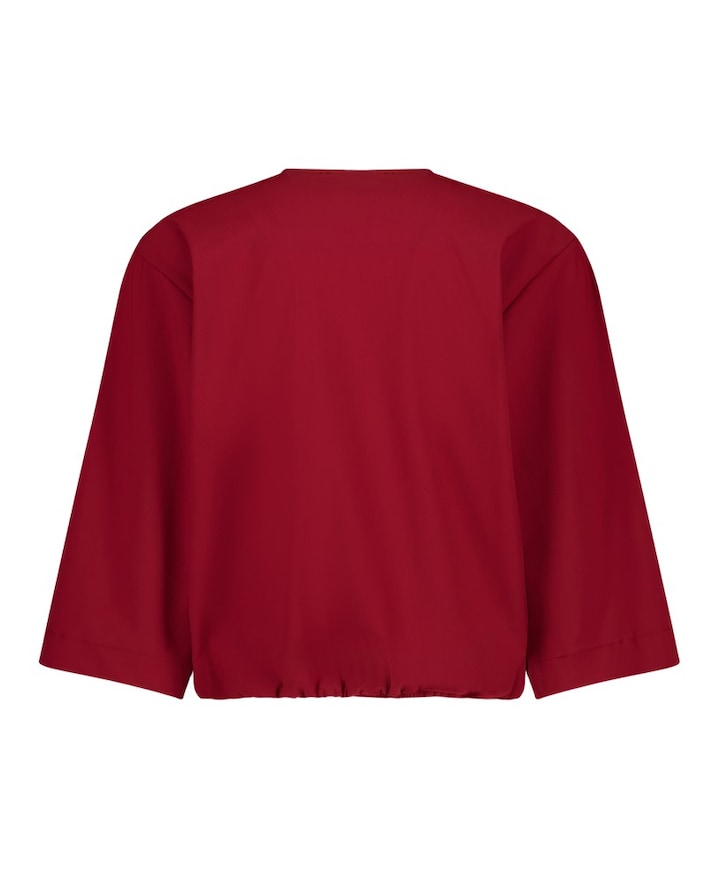 Dames top bordeaux