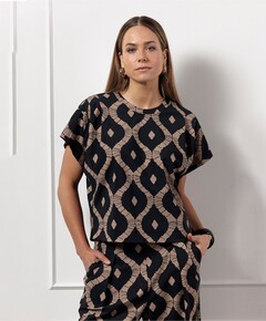 T-shirt zwart