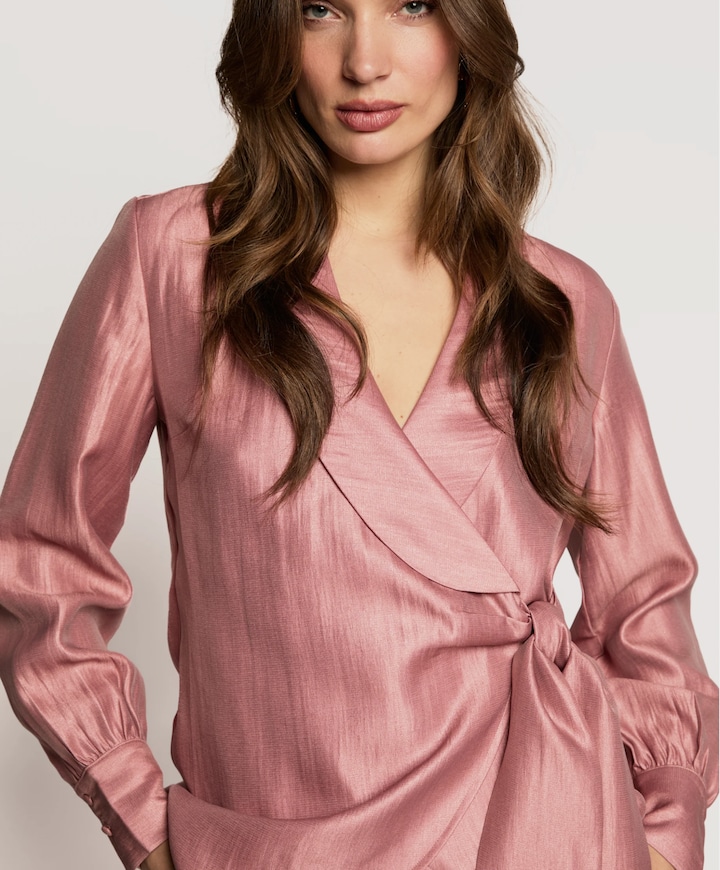 Dames blouse roze