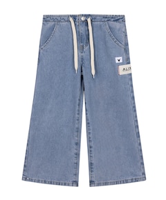 KIDS WIDE LEG FLOWY DENIM uniseks jeans  blauw