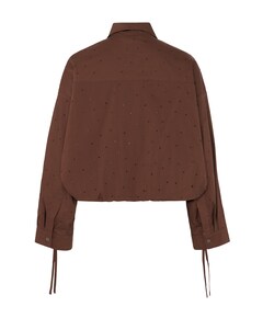 Dames blouse bruin
