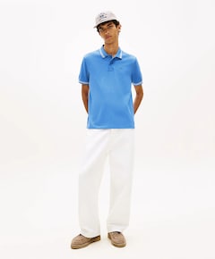 Heren polo blauw