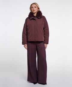 Dames jas bruin