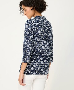 Dames blouse blauw