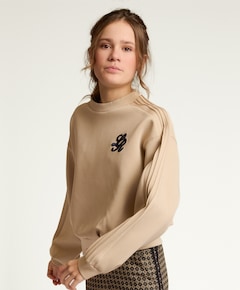 Meisjes sweater beige