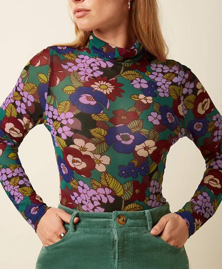 Dames top multicolor