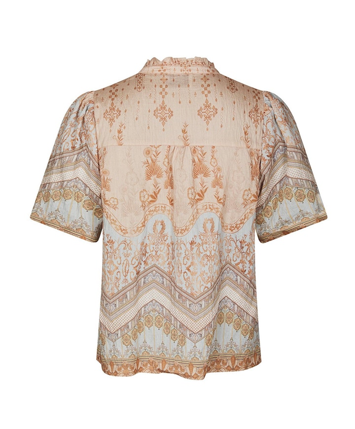 Dames blouse oranje