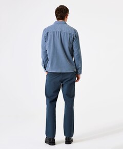 Heren overshirt blauw