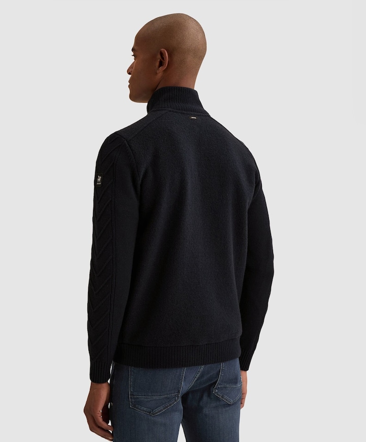 Heren vest blauw