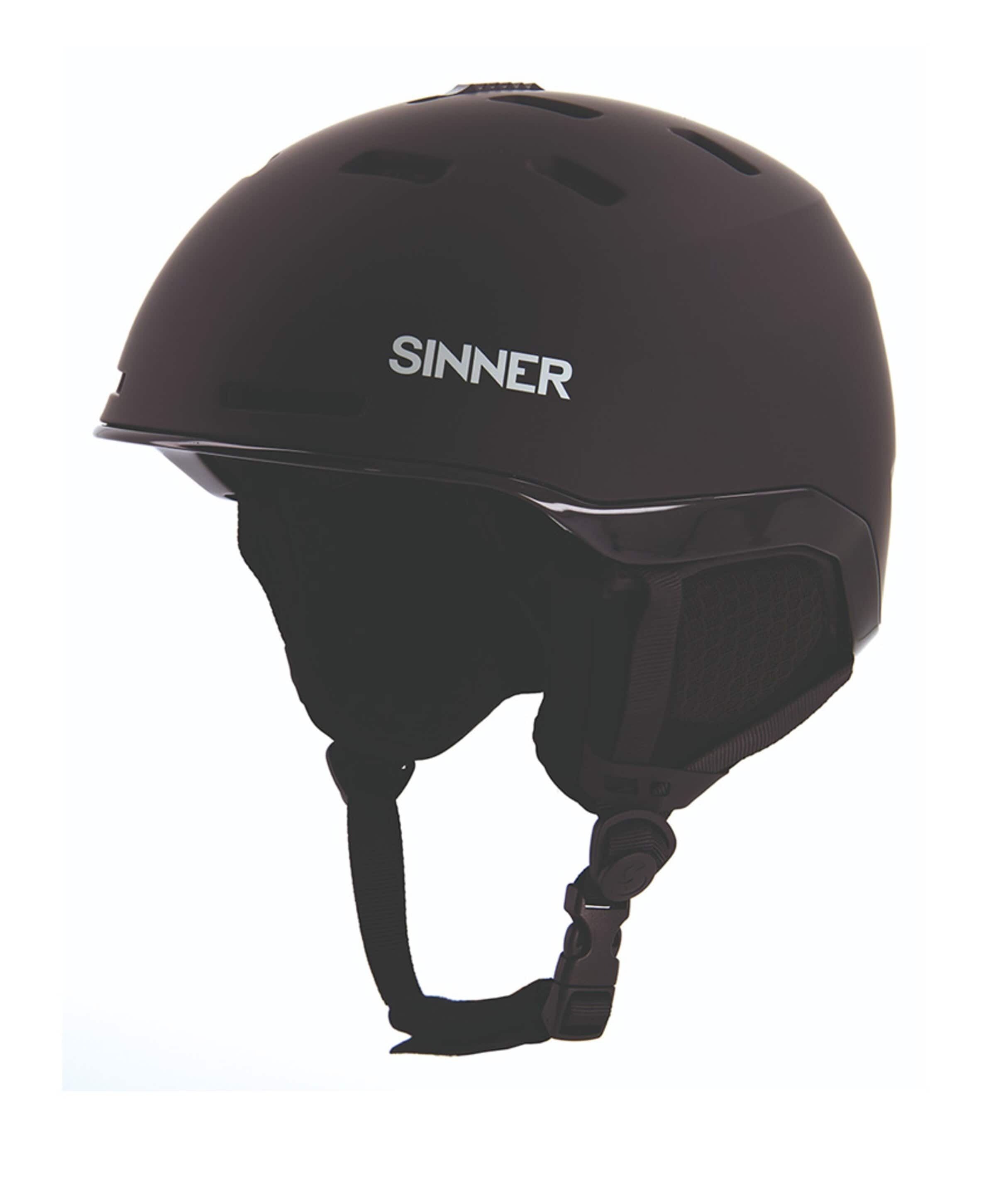 Skihelm zwart