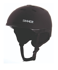 Skihelm zwart