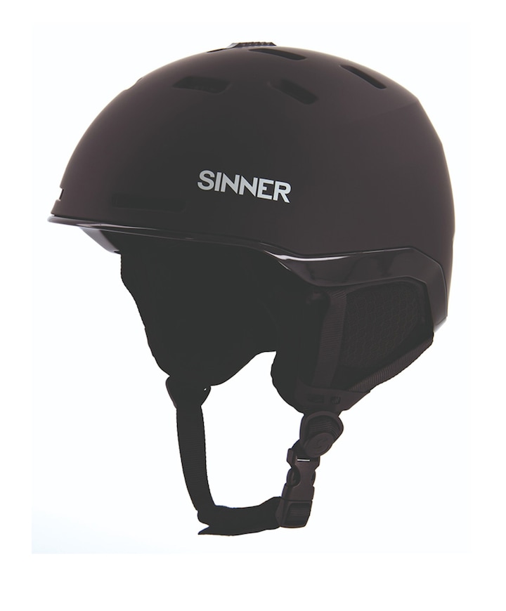 Skihelm zwart