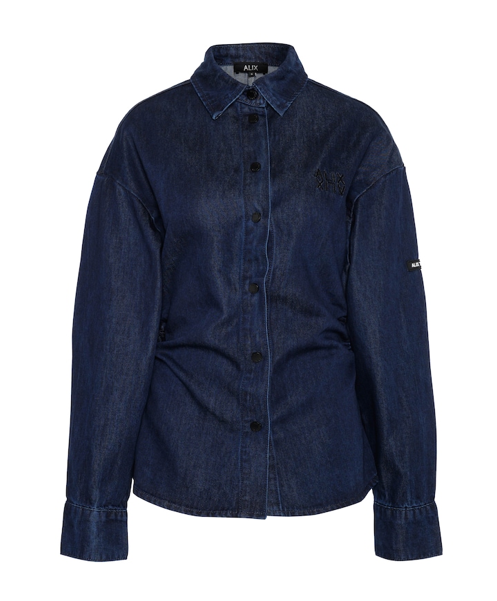 Dames blouse blauw