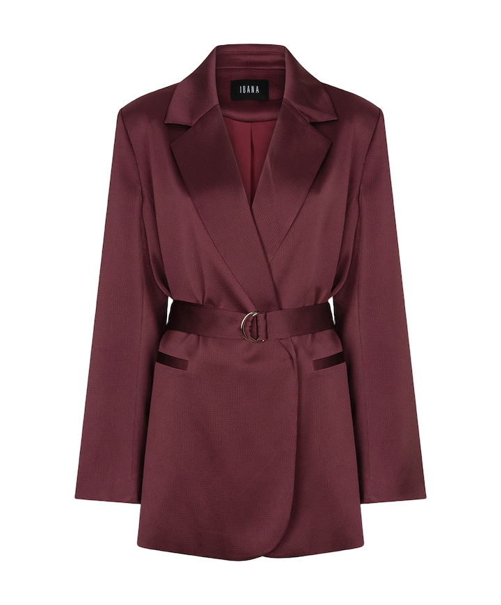 Dames blazer bordeaux