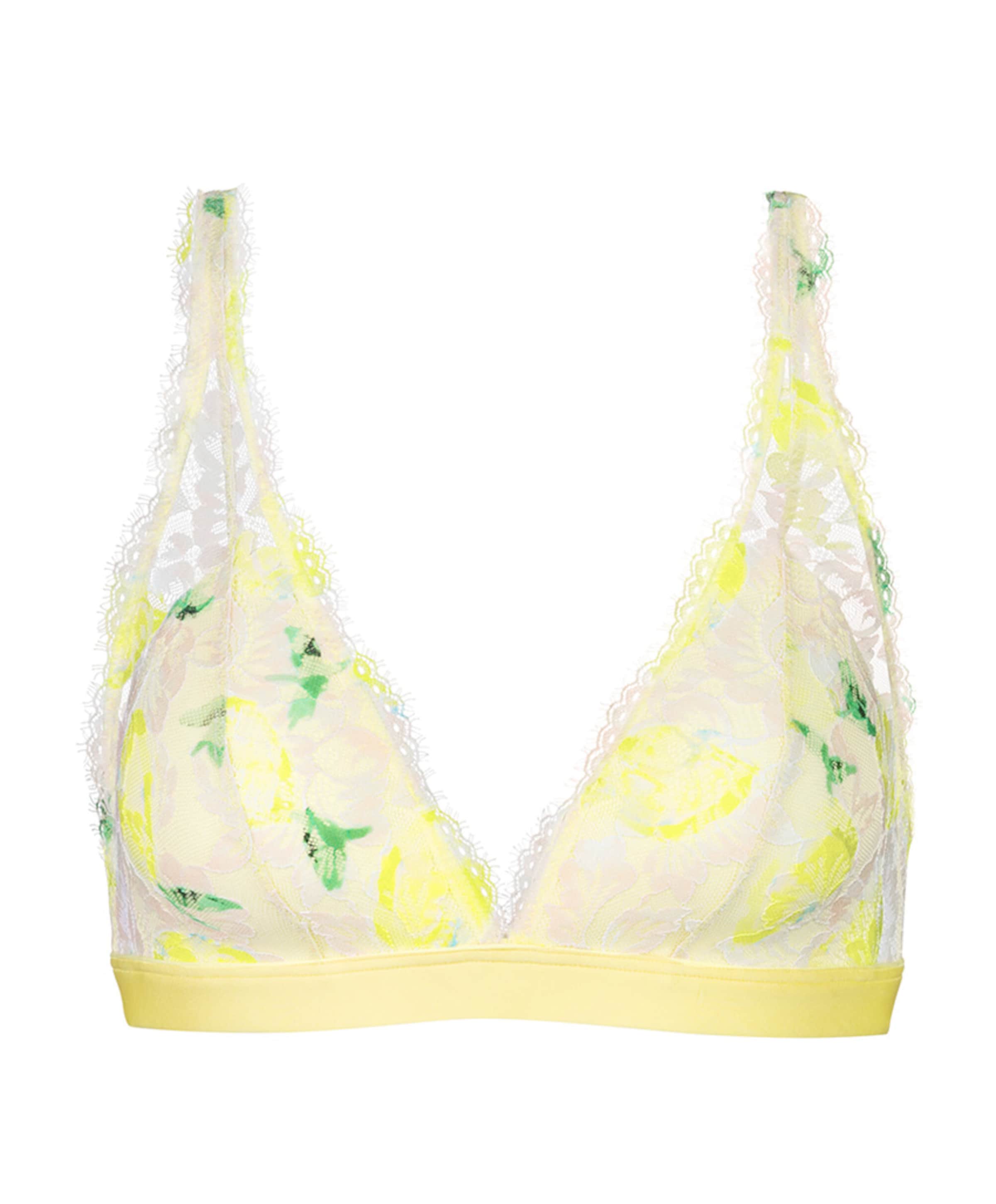Dames bralette geel