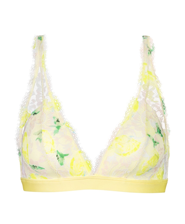 Dames bralette geel