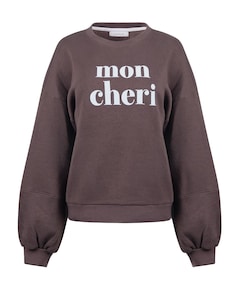 Dames sweater bruin