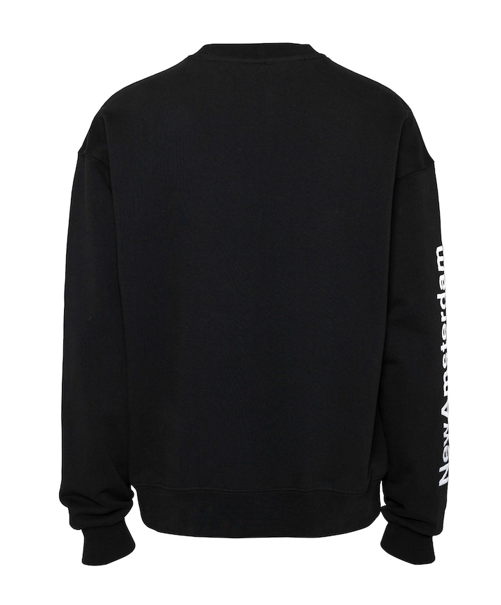 Heren sweater zwart