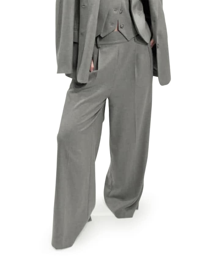 Trouser dames broek grijs