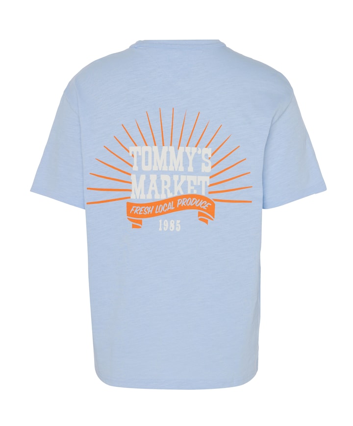 Heren T-shirt blauw