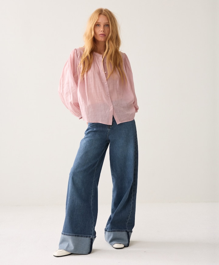 Dames blouse roze