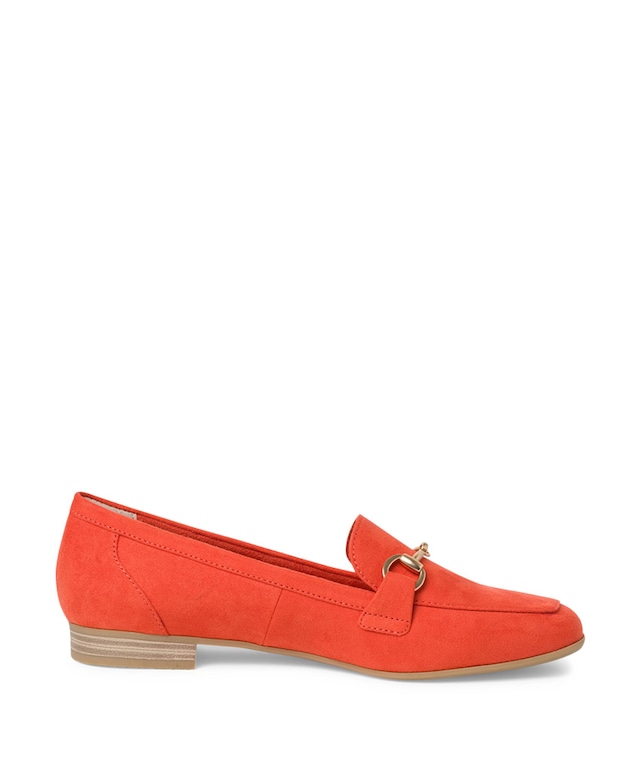 Women Slip-on loafers oranje