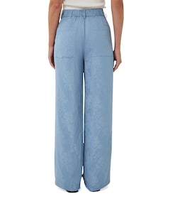 Daisy jacquard dames broek blauw