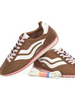 dames sneakers bruin
