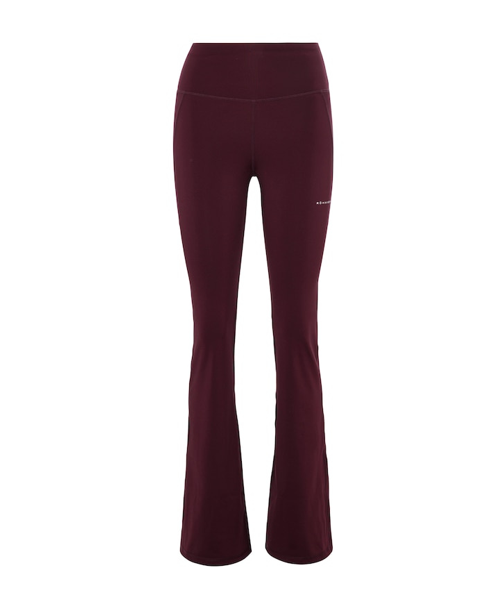 Flattering High Waist Pants dames tights bordeaux