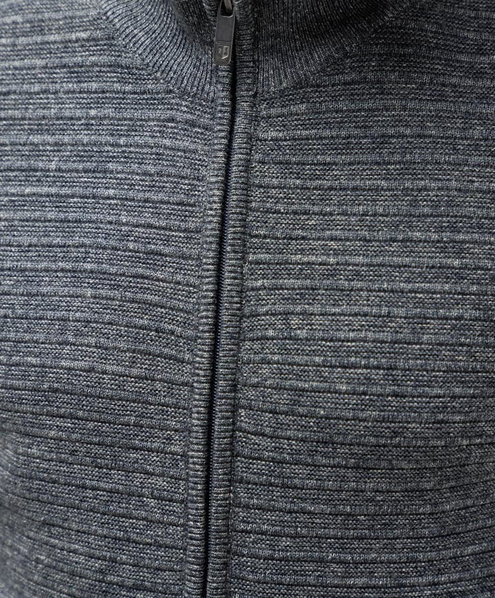 Heren vest grijs