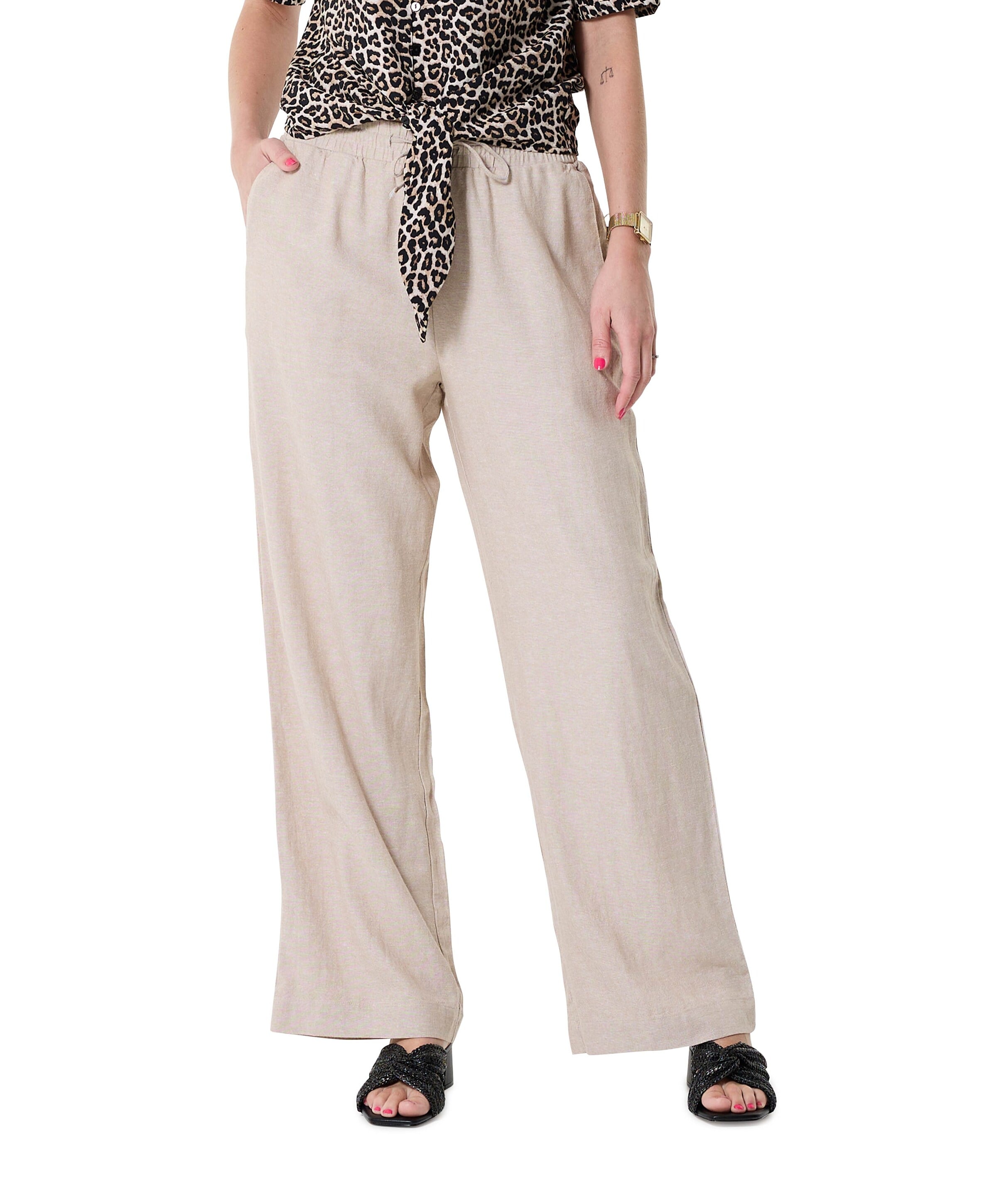 FQLAVA-PANT dames broek beige