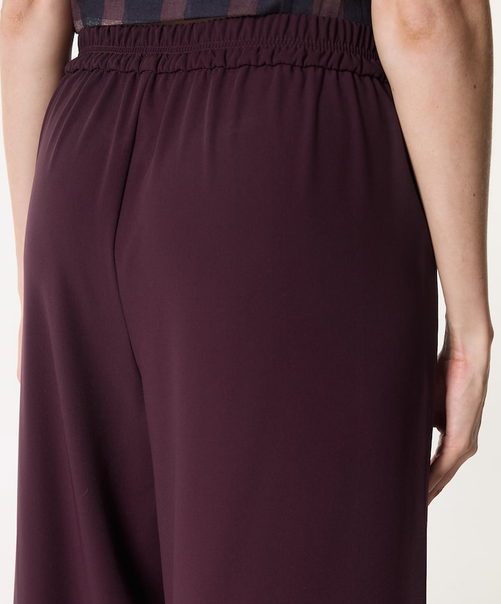 CORALIE dames pantalon bordeaux