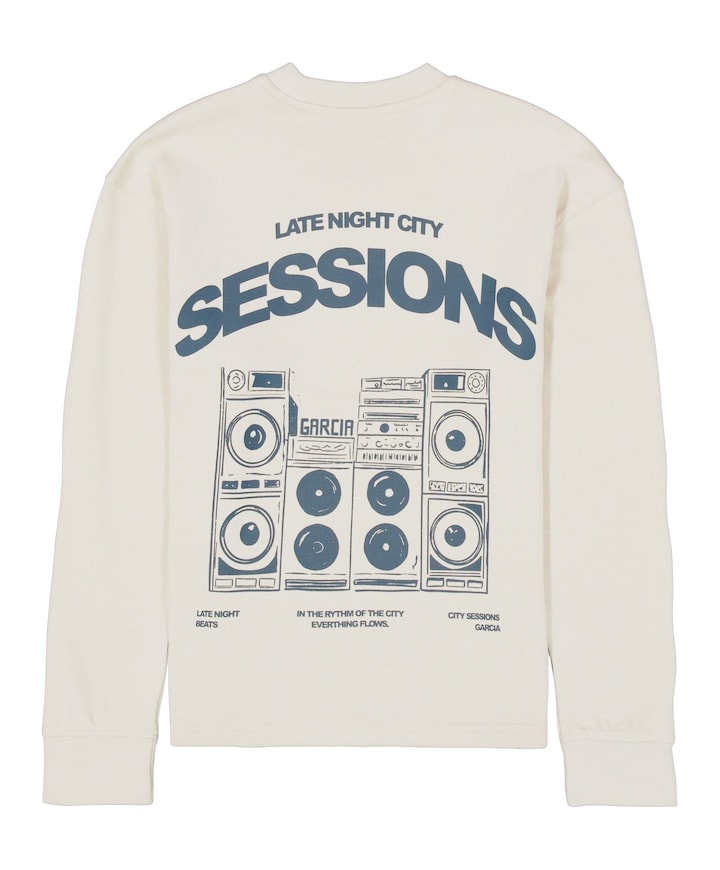 Jongens longsleeve beige