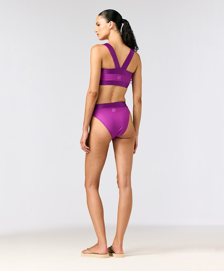 Dames bikinitop paars