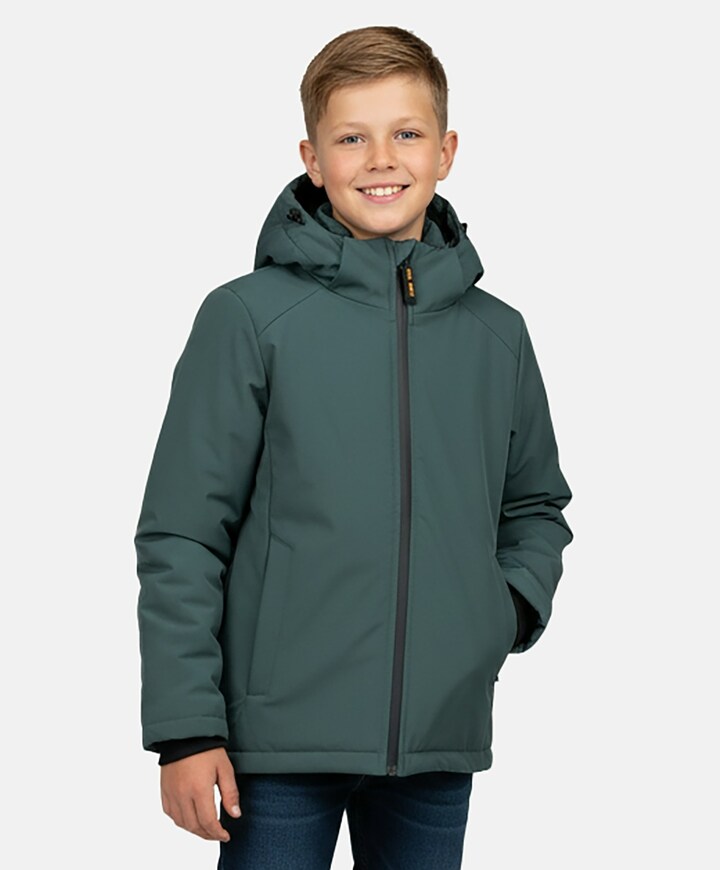 Jongens jas groen